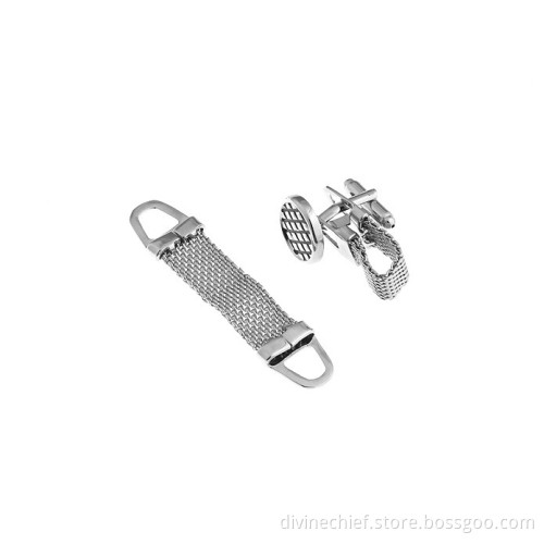 Professional Custom Logo Copper/Stainless Steel/Titanium Cufflinks For Men